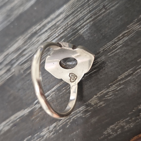 Brighton Alcazar Crystal Ring Sz 8 - Picture 3 of 5